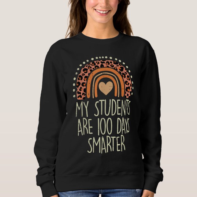 My Students Are 100 Days Smarter 100th Day Of Scho T Shirt (Framsida)