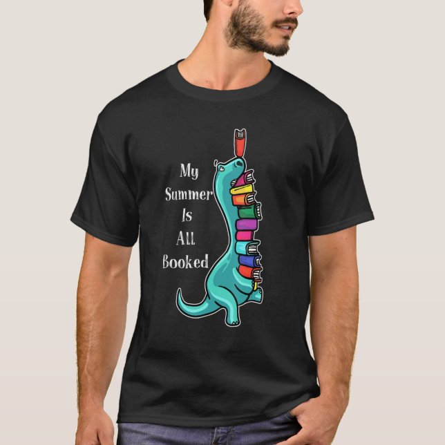 My Summer Is All Booked Summer Reading 2023  Book  T Shirt (Framsida)