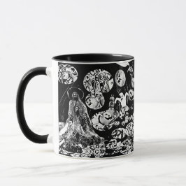 My Super Halloween black and white Mugg