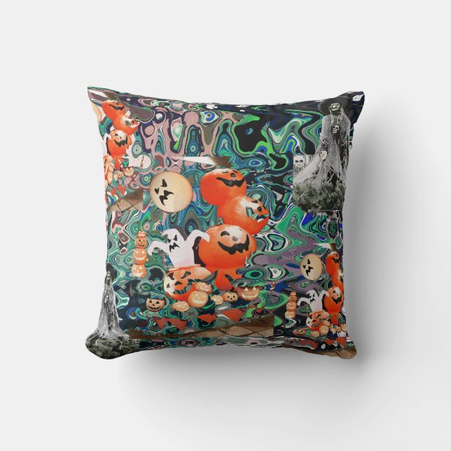 My Super Halloween V2 Kudde (Framsida)