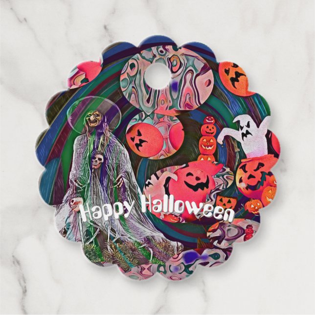 My Super Halloween V3 Gåvor Etiketter (Framsida)