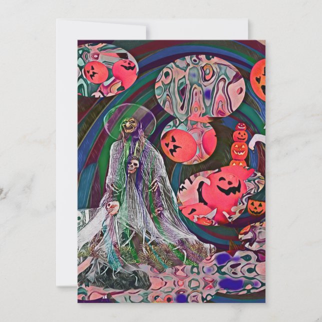 My Super Halloween V3 Inbjudningar (Framsida)