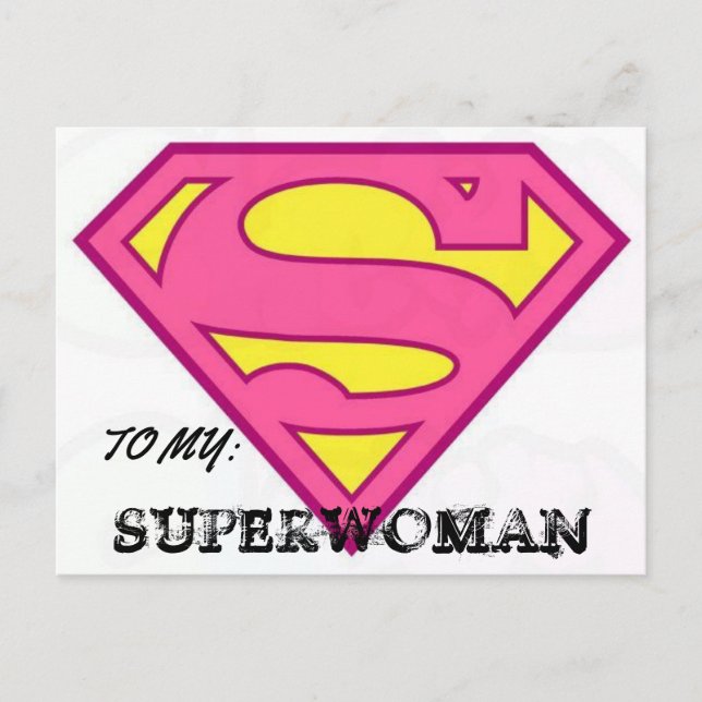 MY SUPERWOMAN VYKORT (Framsida)