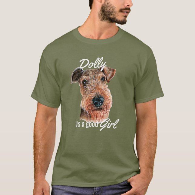 My Sweet Airedale Terrier T Shirt (Framsida)