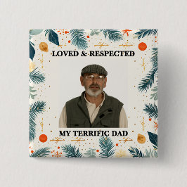 My Terrific Dad™ Button (Customize It!) Knapp