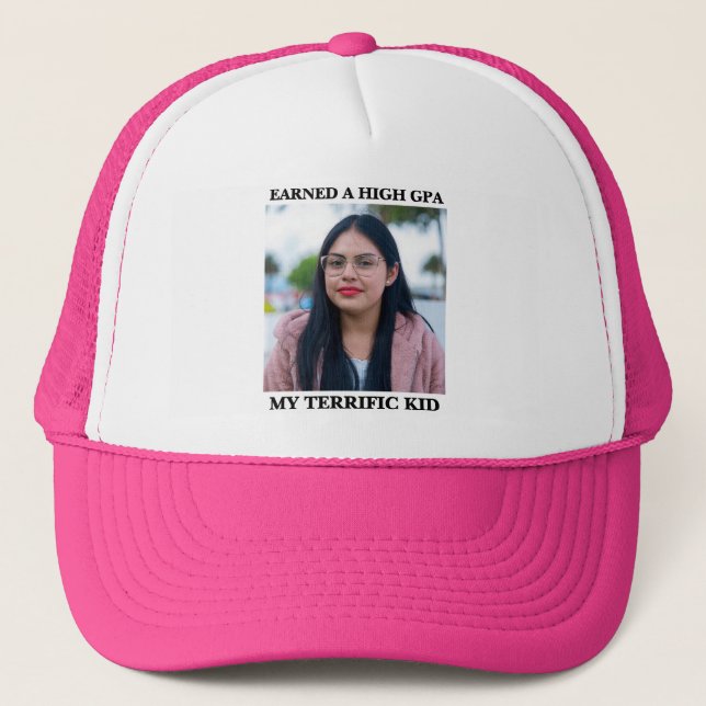 My Terrific Kid™ Trucker Hat (Customize It!) Keps (Framsida)