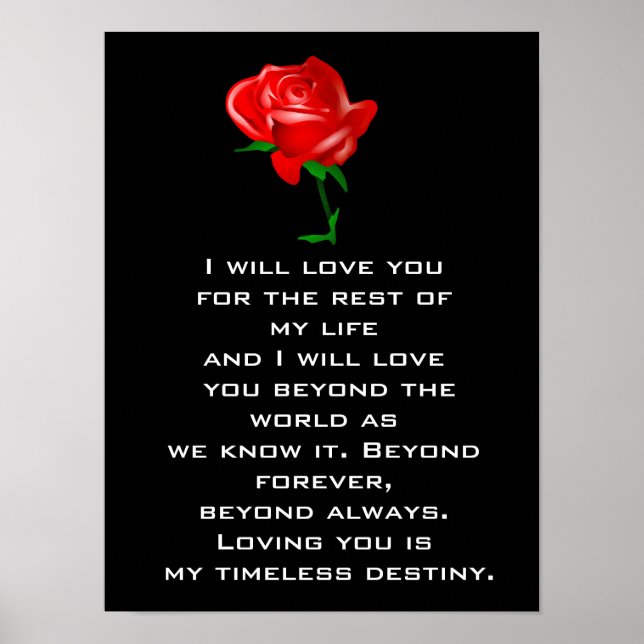 My Timless Destiny - Art Print Poster (Framsidan)