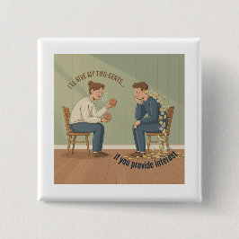 My Two Cents Button Knapp