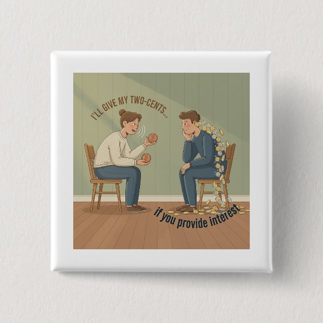 My Two Cents Button Knapp (Framsida)