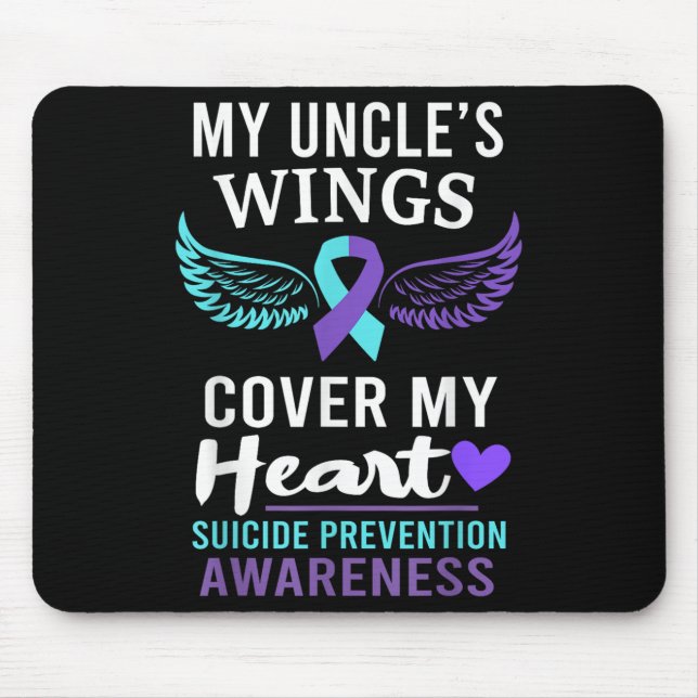 My Uncle's Wings Cover Heart Suicide Awareness Rib Musmatta (Framsidan)