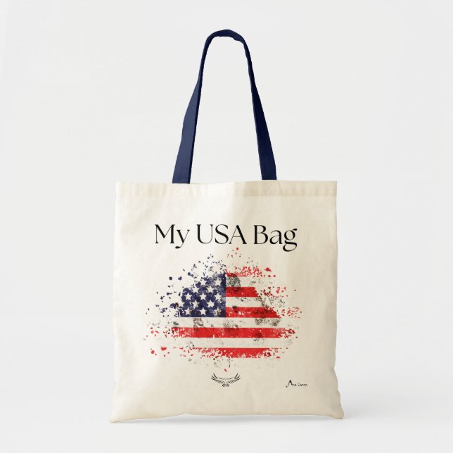 My USA Bag Tygkasse (Framsidan)