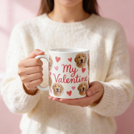 My Valentine Dog | Personalized Pet Photo Kaffemugg