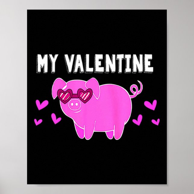 My Valentine G Farmer Pet Owner Love Valentines  Poster (Framsidan)