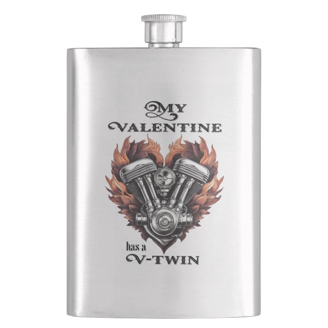 My Valentine has a V-Twin, Biker style Fickplunta (Framsidan)