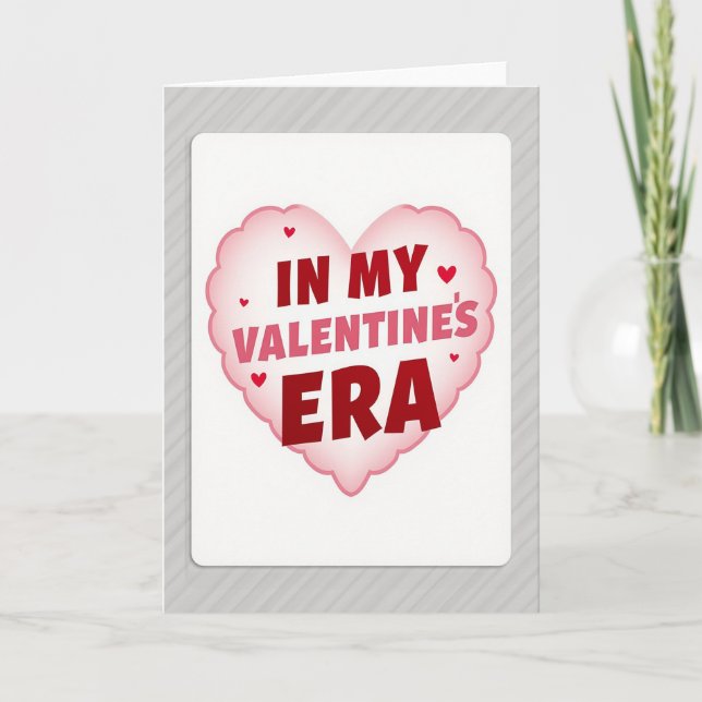 My Valentines Era Card Kort (Framsida)