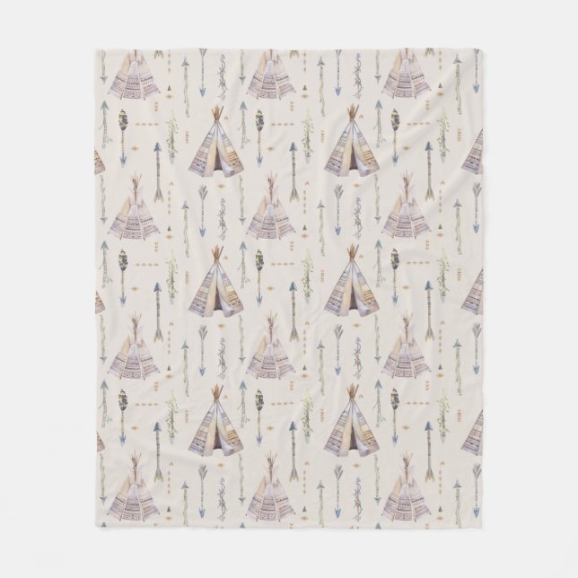 My Village Teepee Fleecefilt (Framsidan)