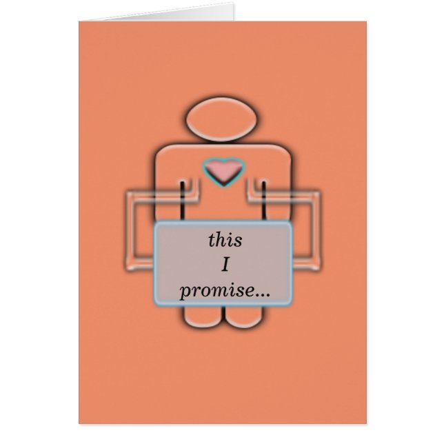 my-vow hälsningskort (Framsidan)