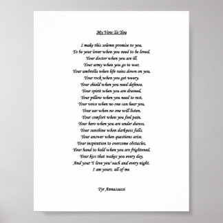 MY VOW POSTER