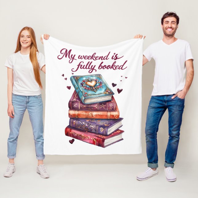 My weekend is fully booked fleecefilt (På plats)