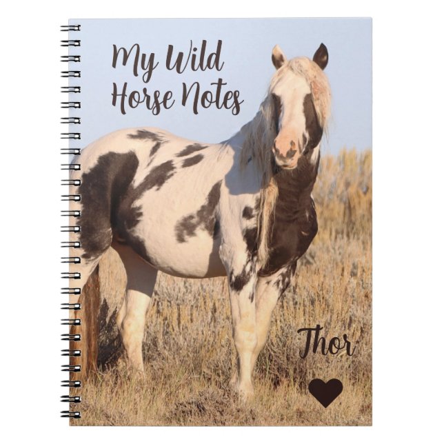 My Wild Horse Notes Thor Anteckningsbok (Framsidan)