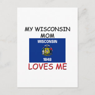 My Wisconsin Mamma Kärlek Me Vykort
