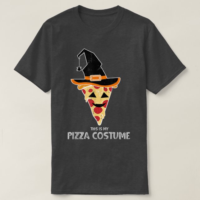 My Witch Pizza Costume Easy Italian Food Halloween T Shirt (Design framsida)