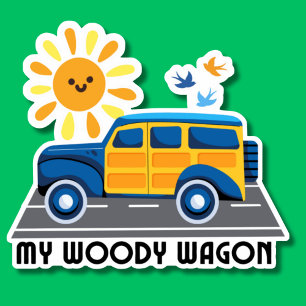 My Woody Wagon Watersecure Klistermärken
