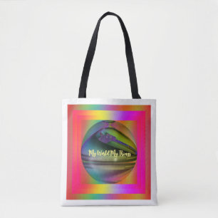 My World My Sak Tote Bag Tygkasse