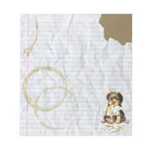 My Yorkie Ate my Lesson Plan Anteckningsblock