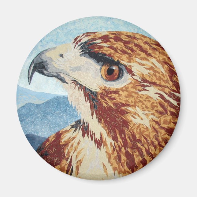 Mya - Red-svan Hawk Magnet (Framsidan)