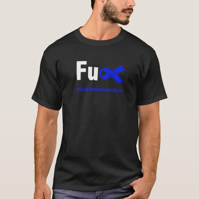Myalgic Encephalomyelit Awareness Immune Dysfunc T Shirt (Framsida)