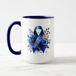 Myalgic Encephalomyelit ME/CFS Medvetenhet Ribbon Mugg