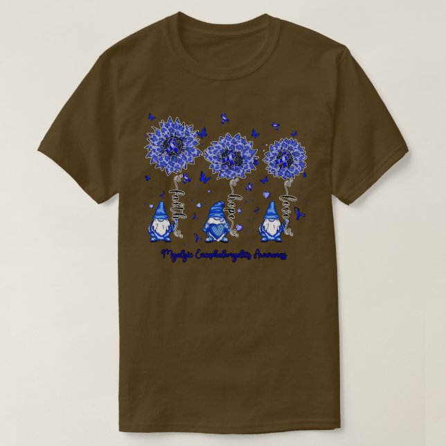 Myalgic Encephalomyelitis Awareness gnome Trust T Shirt (Design framsida)