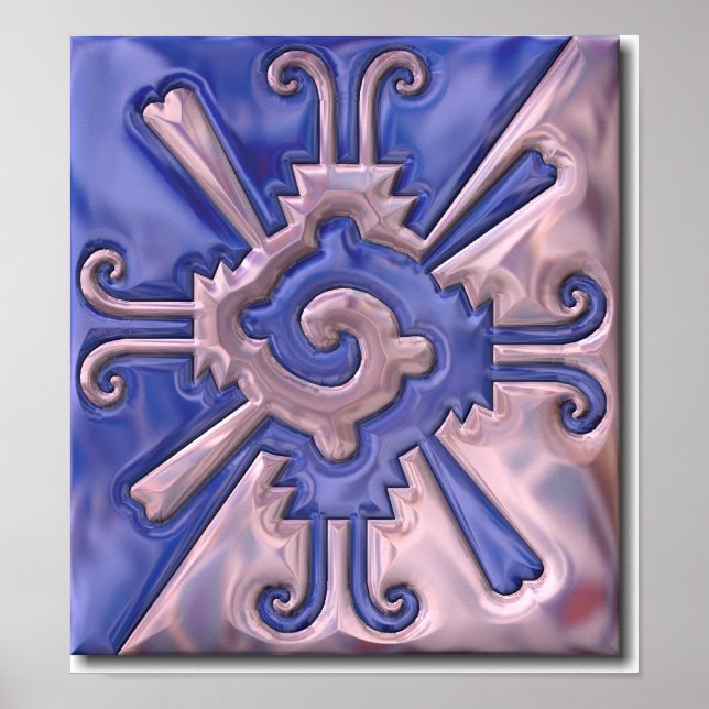 Myan Hunab Ku-glass Poster (Framsidan)