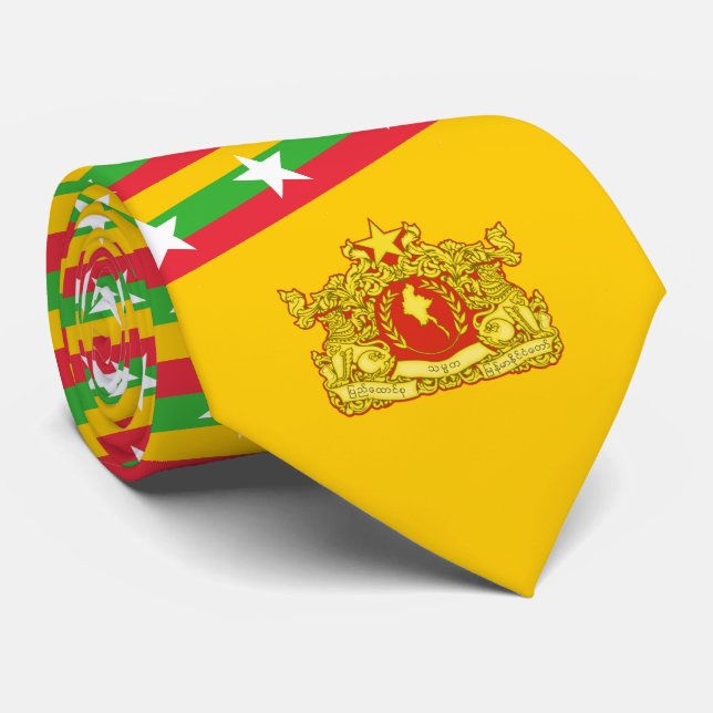 Myanma / Burmese Flagga & State Seal Slips (Rullad)