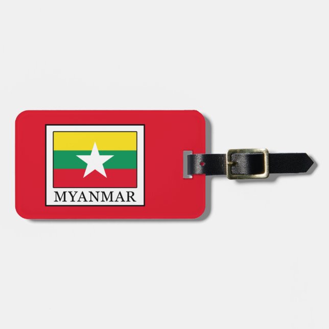 Myanmar Bagagebricka (Horisontell Framsida)
