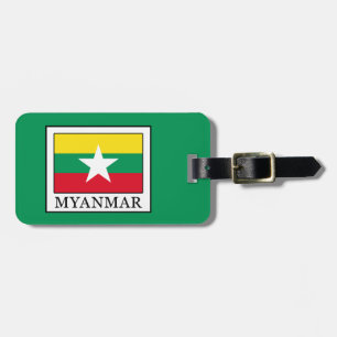 Myanmar Bagagebricka