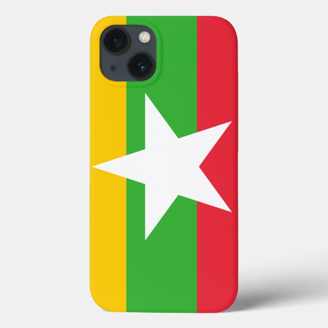 Myanmar Flagga (Baksida)