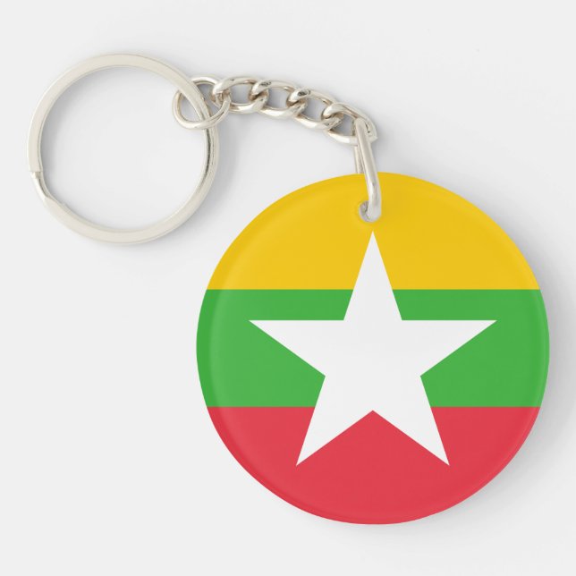 Myanmar Flagga (Framsidan)