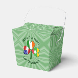 Myanmar Irish USA Shamrock Flagga Personlig Presentaskar
