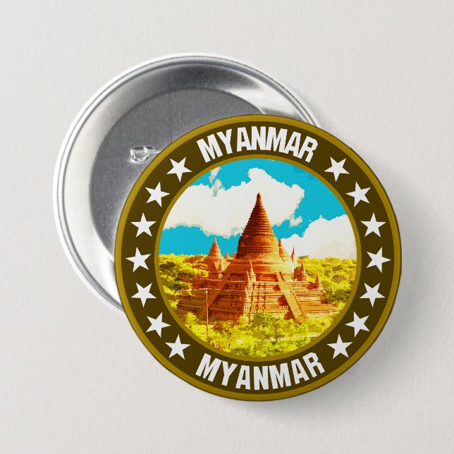 Myanmar Knapp (Framsida & baksida)