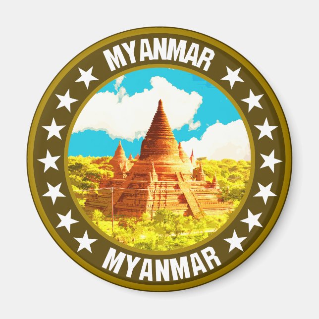 Myanmar Magnet (Framsidan)