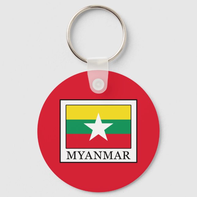 Myanmar Nyckelring (Framsida)