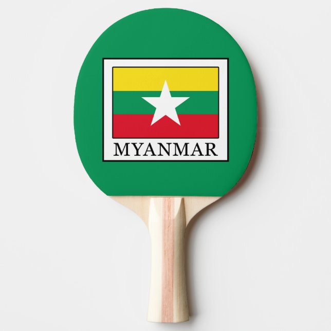 Myanmar Pingisracket (Framsidan)