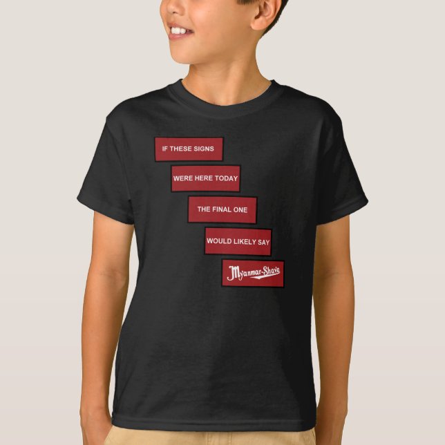 Myanmar-Rakning - uppdaterad Burma-Rakning Tee Shirt (Framsida)