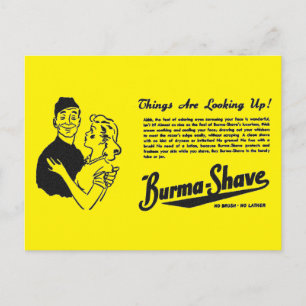 Myanmar Shave Adoring Öga Vykort