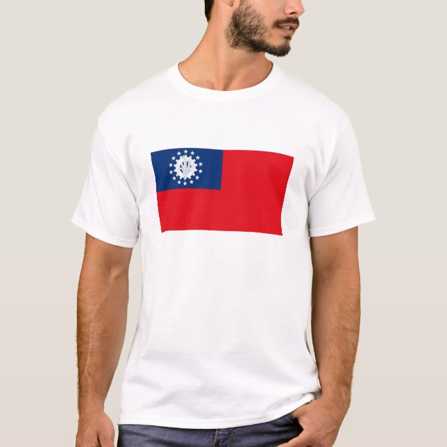Myanmar T-tröja Tee (Framsida)