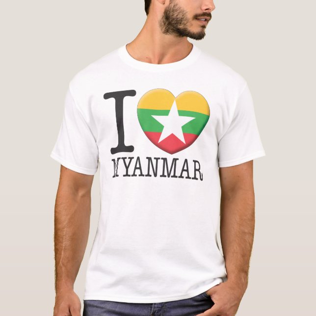 Myanmar Tee Shirt (Framsida)