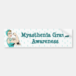 Myasthenia Gravis Awareness Bumper Sticker Bildekal
