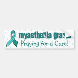 Myasthenia Gravis Awareness Bumper Sticker Bildekal